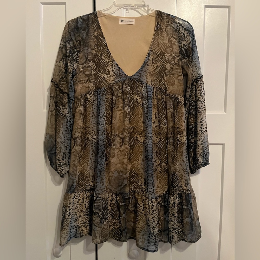 The Impeccable Pig brand size small tiered dress.
